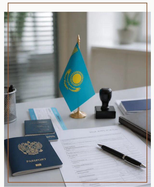 Оформление визы в Казахстан для поездки и работы в Александрове