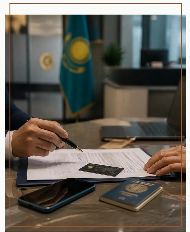 Открытие счета и банковской карты в Казахстане в Александрове